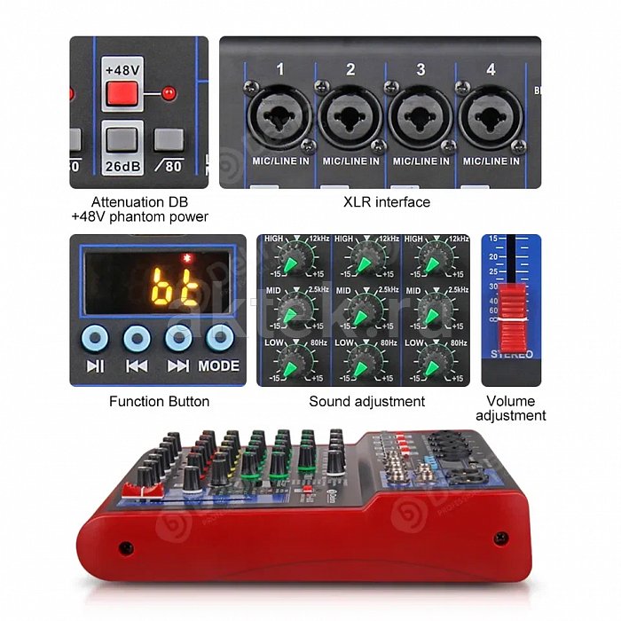 Микшерный пульт Debra SI-6UX 6