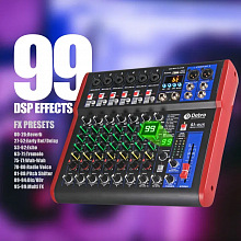 Аналоговый микшер с эффектами Debra SI-8UX 3
