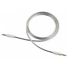 Аудио кабель в металлическом рукаве Metal Cable 3.5 stereo Jack "папа" 1м