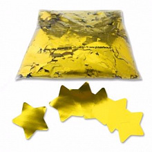 Металлизированное конфетти Звезды 4,1см золото 1кг