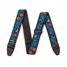 Dunlop JH24 Hendrix Backlight Monterey гитарный ремень, жаккард