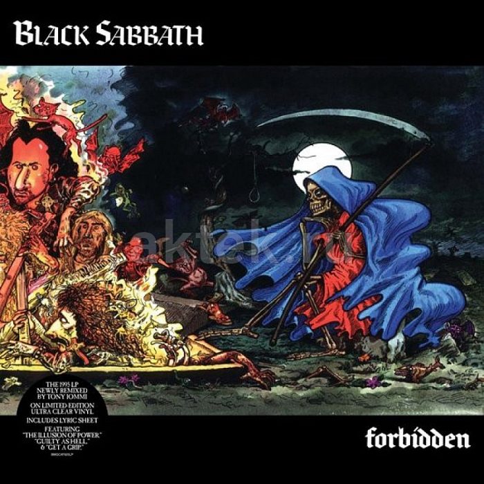Виниловая пластинка BLACK SABBATH - FORBIDDEN 180 GRAM ULTRA CLEAR VINYL 12"
