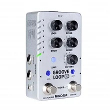 Mooer Groove Loop X2 стереолупер и драм-машина, 121 грув