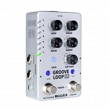 Mooer Groove Loop X2 стереолупер и драм-машина, 121 грув