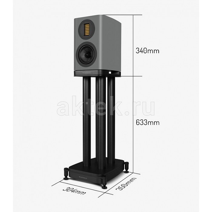 Wharfedale EVO 5.1 Black стойка для полочной акустики, Hi-Fi