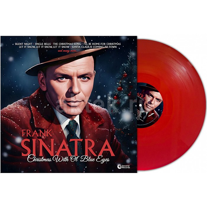 Виниловая пластинка FRANK SINATRA - CHRISTMAS WITH OL’ BLUE EYES 180 GRAM RED VINYL 12"