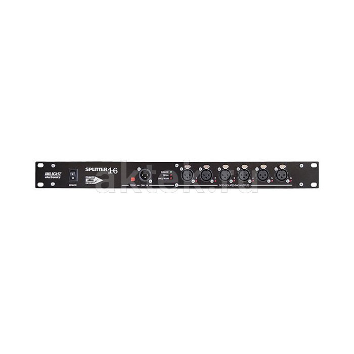 ИМЛАЙТ SPLITTER 1-6 RDM DMX-сплиттер, 1U 2