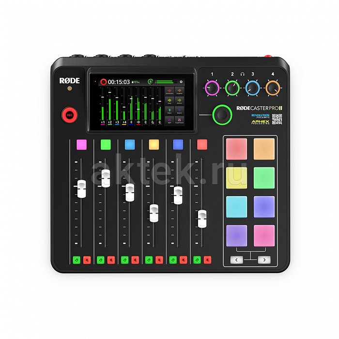 RODE RODECaster Pro II цифровая студия для интернет-вещания и Podcast 2