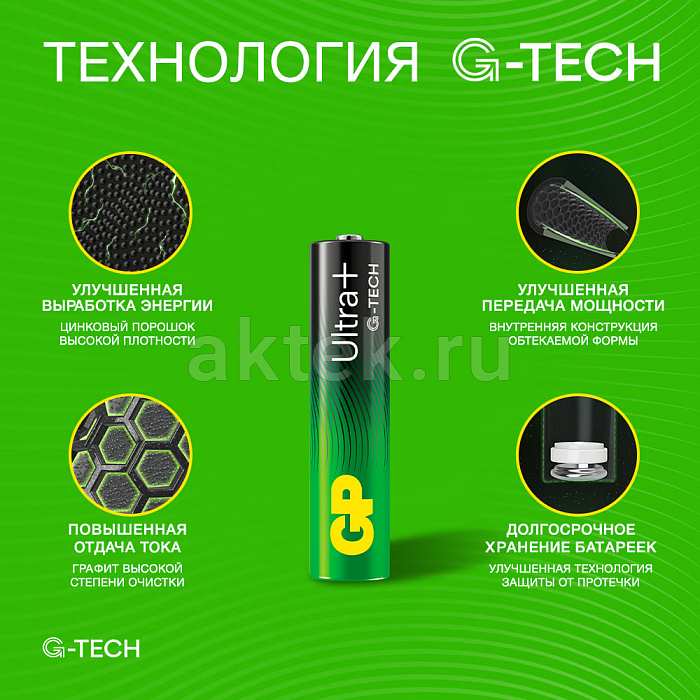 GP Ultra Plus G-TECH LR03 1 шт 5