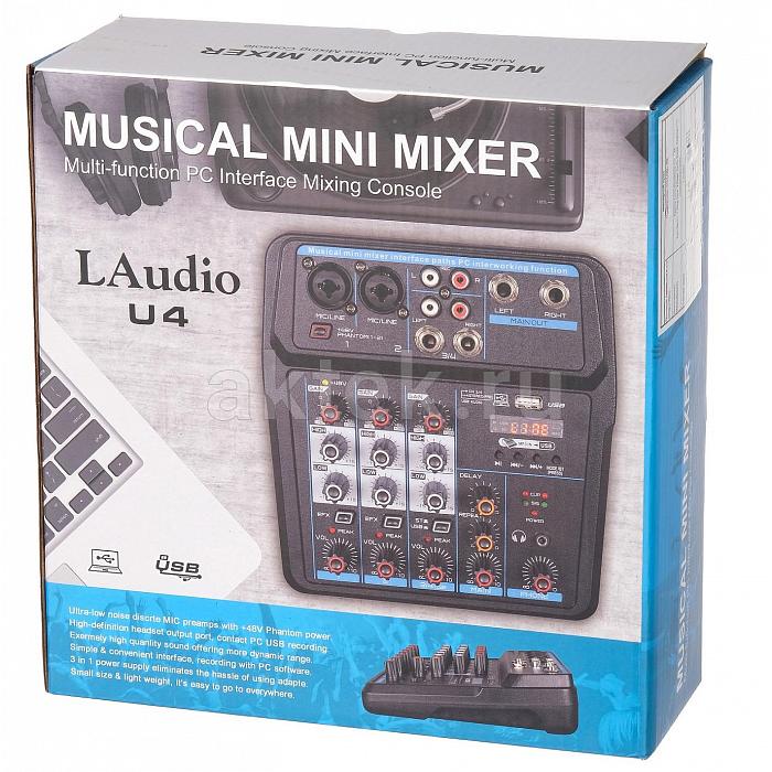 Микшерный пульт LAudio U4 5