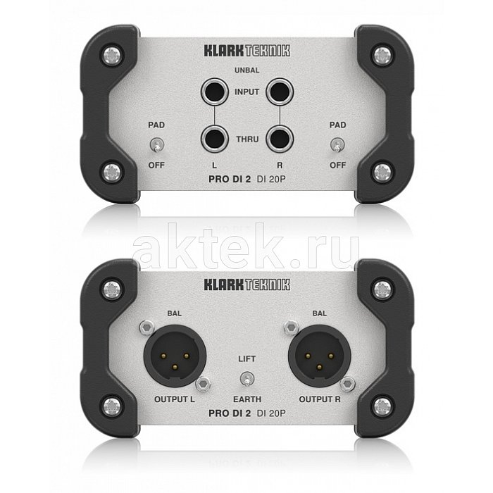 KLARK TEKNIK DI 20P дибокс пассивный, двухканальный