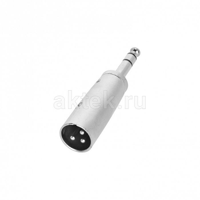 Adam Hall K4AJM3XM3 Silver адаптер TRS6.3-M-stereo–XLR-M 5