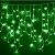 Гирлянда Айсикл (бахрома) с эффектом мерцания NEON-NIGHT 176x11 Вт LED 4,8х0,6м зеленый