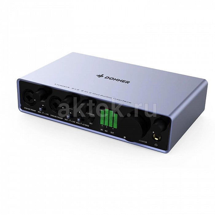 Аудио интерфейс Donner Livejack 2X2 USB 2