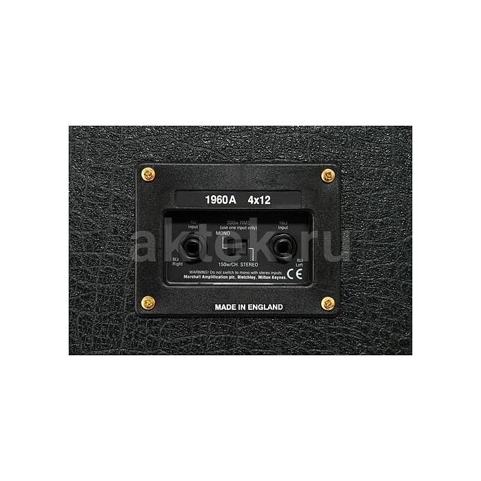 Гитарный кабинет MARSHALL 1960A 300W 4X12 MONO/STEREO ANGLED CABINET 3