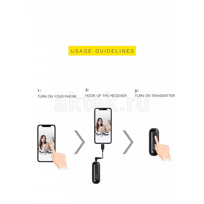 Микрофон для звукозаписи MovingMic N-1 9