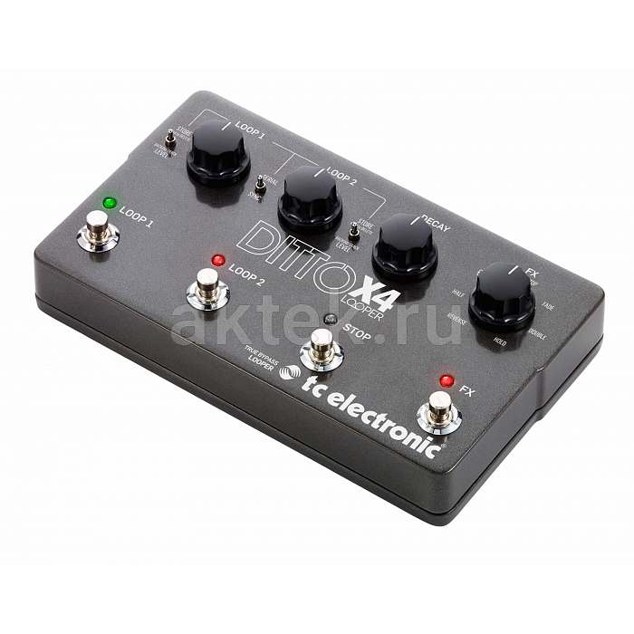 Педаль для гитары TC ELECTRONIC Ditto x4 Looper 3
