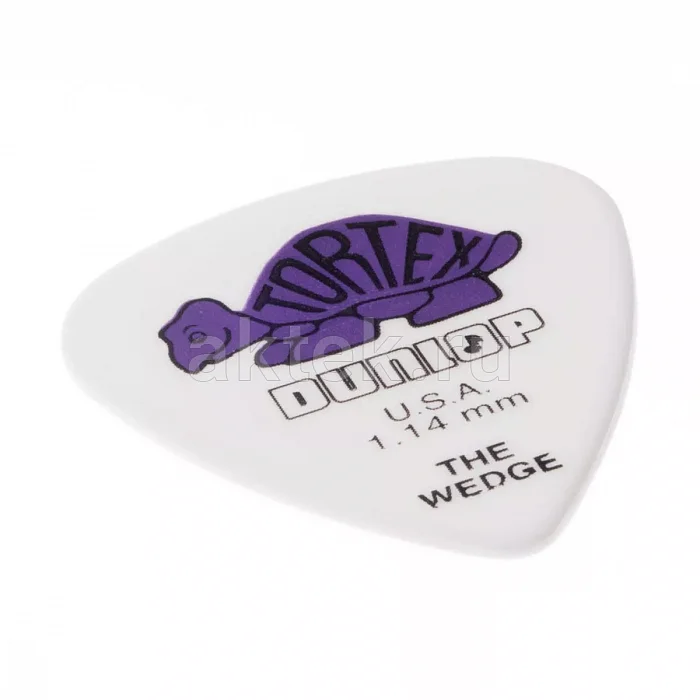 Dunlop 424P114 Tortex Wedge 12Pack медиаторы, 1,14 мм, 12 шт 2