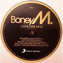 Виниловая пластинка BONEY M - LOVE FOR SALE 180 GRAM BLACK VINYL 12" 3