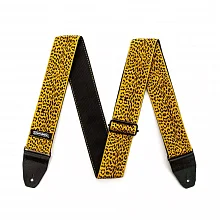 Dunlop D6725 Jaquard Leopardskin жаккардовый гитарный ремень, нагрузка 90 кг