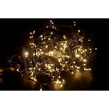 Гирлянда Дюраплей LED мерцающий Flashing, 20м, черный каучук, 200 диодов белая 2