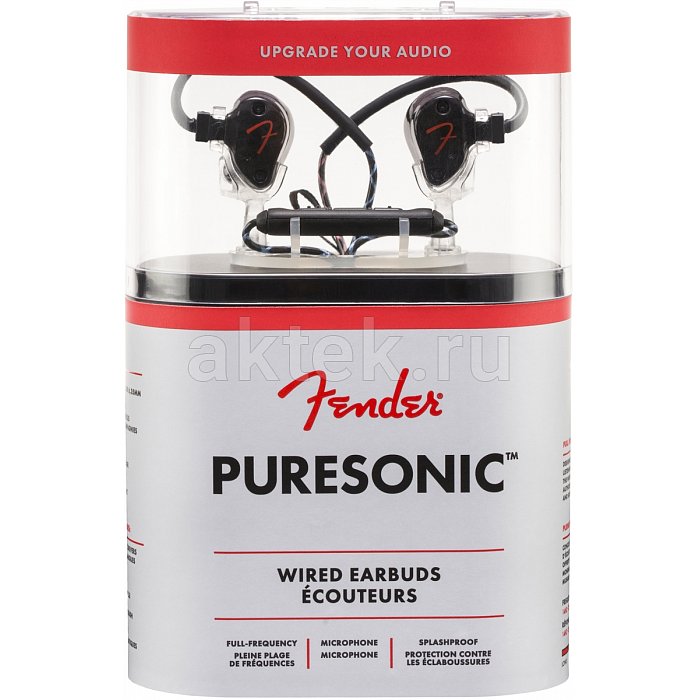 Внутриканальные наушники FENDER PRO FENDER PureSonic Wired earbud Black 9