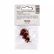 Dunlop 9020TP Plastic Fingerpick 4Pack медиаторы-когти, жёсткие, 4 шт 2