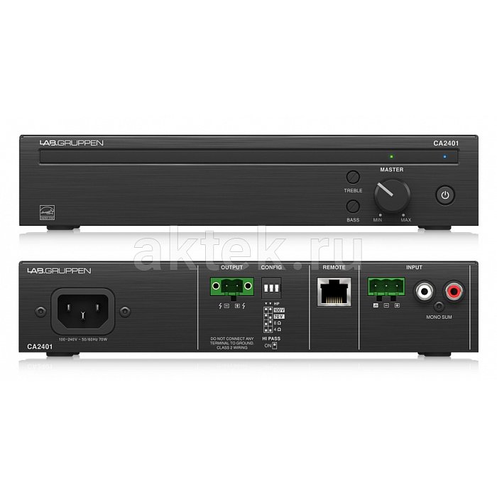 Lab.gruppen CA2401 усилитель инсталляционный, класс D, 1 канал