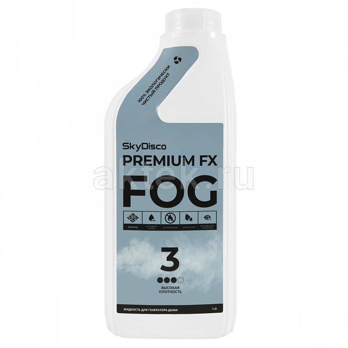 Жидкость для дым машины SkyDisco Premium FX FOG 3 медленного рассеивания, 1л Шоколад