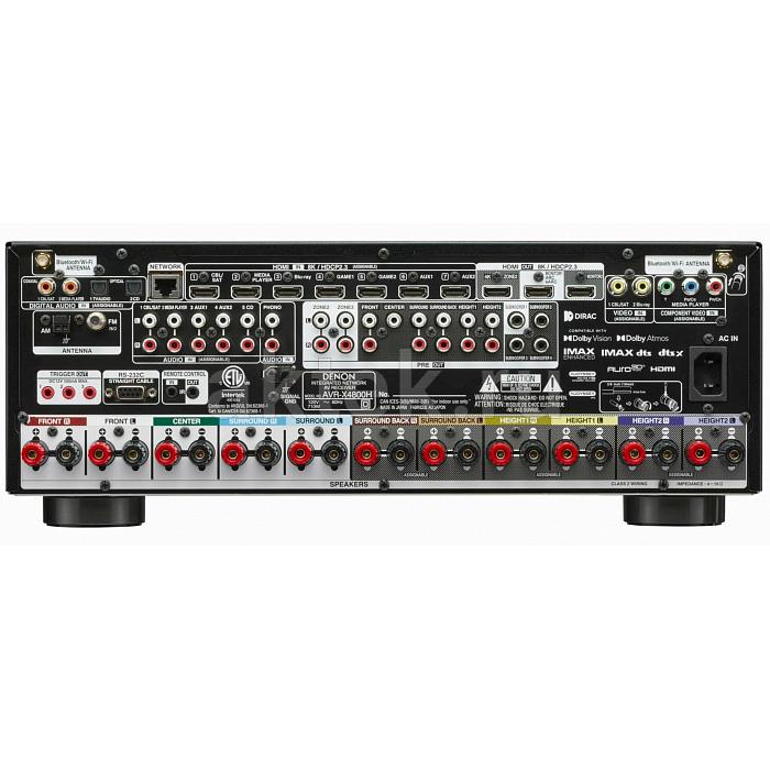 AV-усилитель DENON AVC-X6800H Black 2