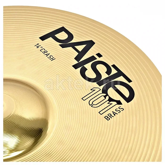 Paiste 14" 101 Brass Crash тарелка для ударной установки 3