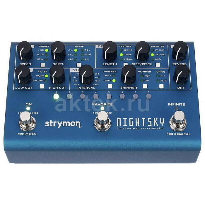 Педаль эффектов реверберации Strymon Night Sky 13