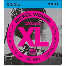 D'Addario EXL120+ струны для электрогитары, 9,5-44