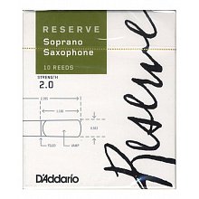 Трости для сопрано D`ADDARIO WOODWINDS DIR1020 RESERVE SSX - 10 PACK - 2.0