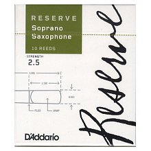 Трости для сопрано D`ADDARIO WOODWINDS DIR1025 RESERVE SSX - 10 PACK - 2.5