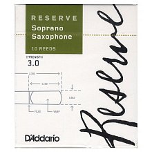 Трости для сопрано D`ADDARIO WOODWINDS DIR1030 RESERVE SSX - 10 PACK - 3.0