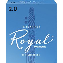 Трости для кларнета D`ADDARIO WOODWINDS RCB1020 ROYAL, BB CLAR, #2, 10 BX