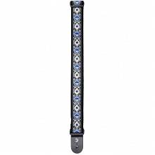 Ремень для гитары D’Addario 50J00 50MM JAQUARD - BLUE 3