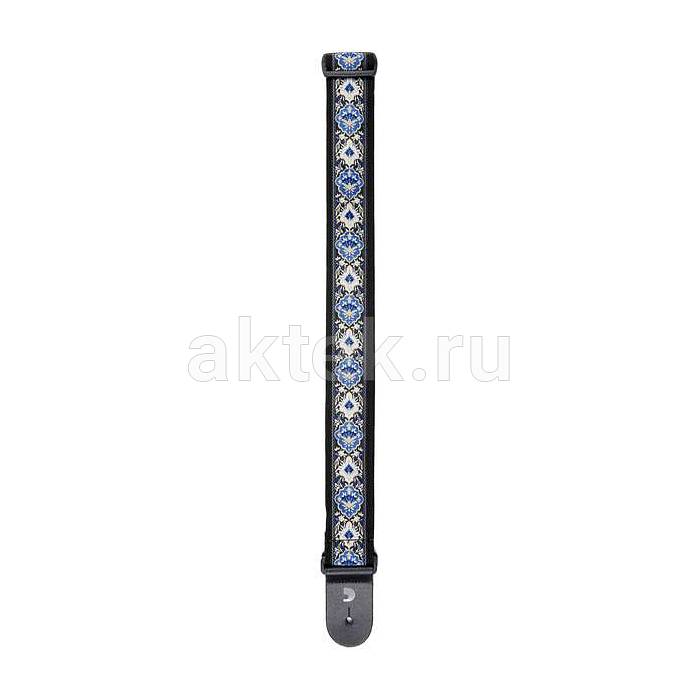 Ремень для гитары D’Addario 50J00 50MM JAQUARD - BLUE 3
