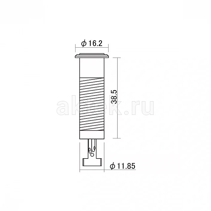 Hosco H-EP-JACK удлинённое стереогнездо для электрогитары 2
