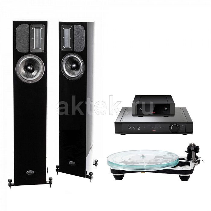 Комплект проигрывателя винила Rega Premium White Black