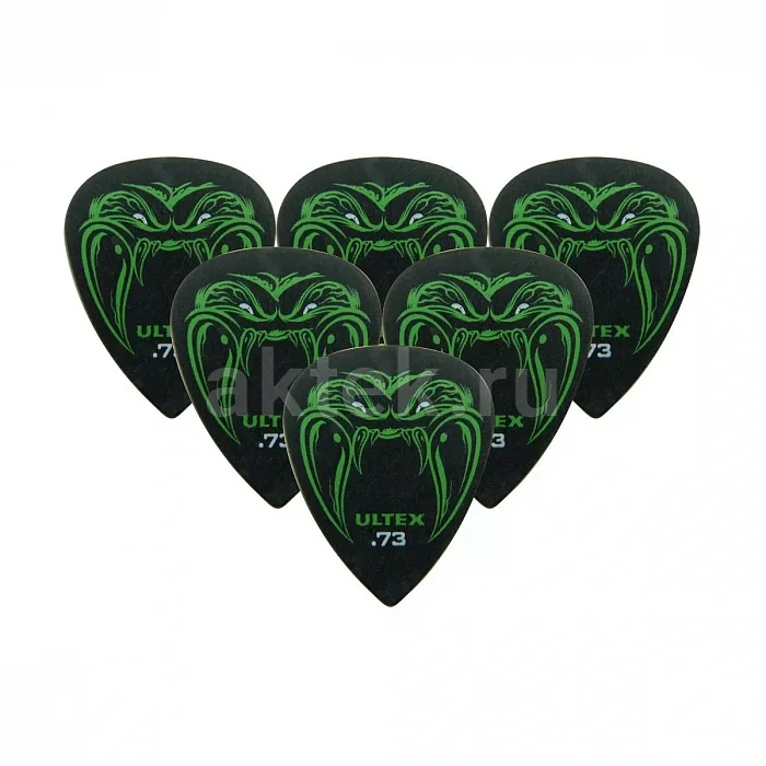 Dunlop PH112P73 James Hetfield Blackfang 6Pack медиаторы, ultex, 0,73 мм