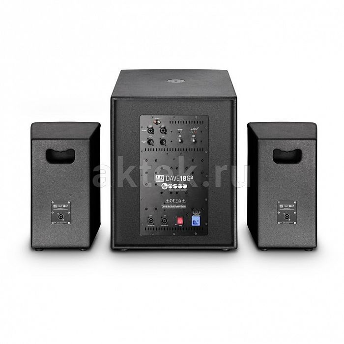 LD Systems DAVE 18 G3 активный комплект 2.1 18дюймов+2×10дюймов/1200Вт 5