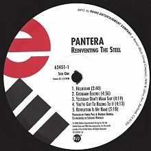 Виниловая пластинка PANTERA - REINVENTING THE STEEL BLACK VINYL 12" 3