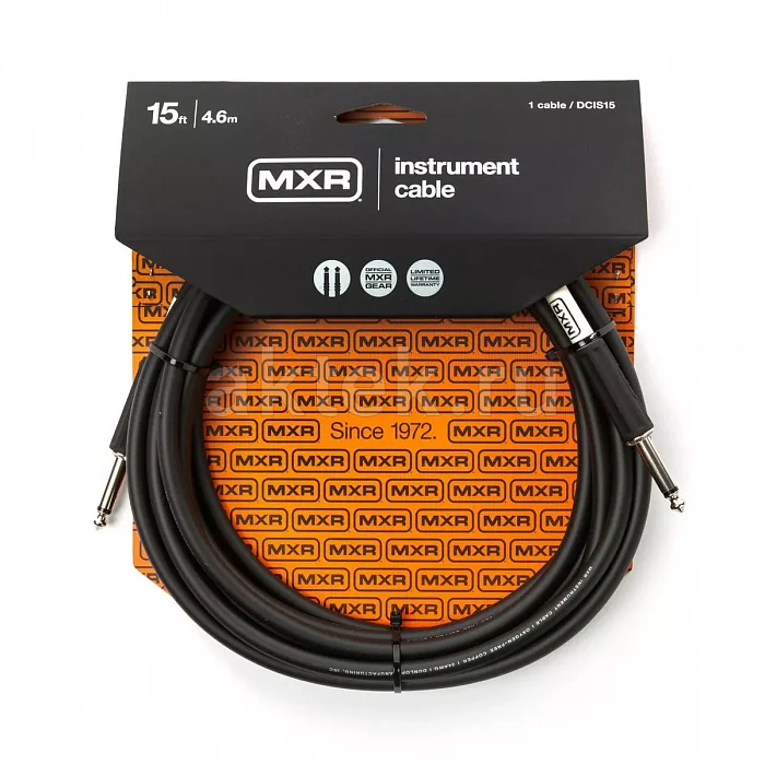 MXR DCIS15 инструментальный кабель, 4,6 м, спиральный экран