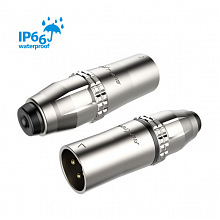 ROXTONE RX3MWP-NG разъём XLR, серебристый, штекер, IP66 2 ROXTONE RX3MWP-NG разъём XLR, серебристый, штекер, IP66 2