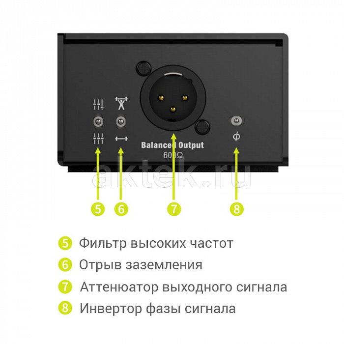 MUSONTEK (ROXTONE) PD1X пассивный директ-бокс, XLR 4