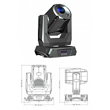 Вращающаяся голова Dialighting LED Spot 150MH 2