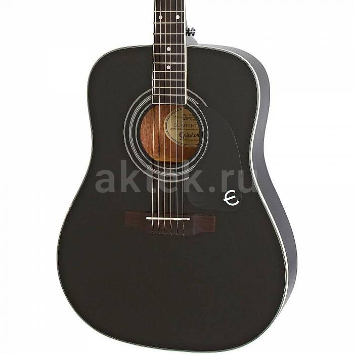 Акустическая гитара EPIPHONE PRO-1 PLUS Acoustic Ebony 3