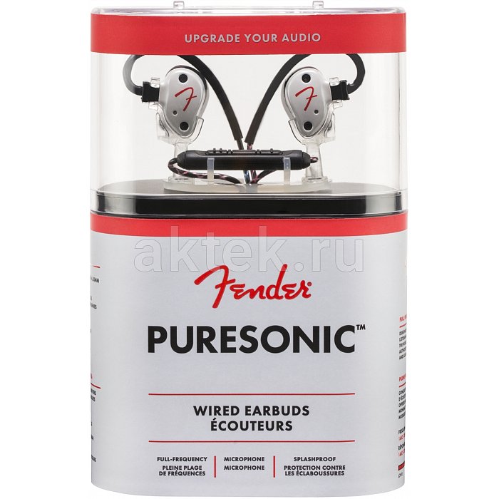 Внутриканальные наушники FENDER PRO FENDER PureSonic Wired earbud Olympic Pearl 9